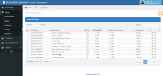 Source code aplikasi penjualan barang (kasir) dengan php mysql Aplikasi Sistem Inventory Barang Menggunakan Barcode Scanner Berbasis Web Dengan Php Dan Mysqli