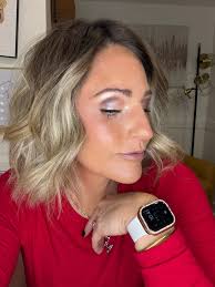 Makeup look using eyeshadow palette shades