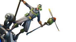Fortnite Sky Stalker Skin With Plain Png Image Fortnite Stalker Sky
