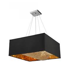 Maybe you would like to learn more about one of these? Ritz 8 Light Matte Gold Finish With Black Shade Square Pendant Light 24 In L X 24 In W X 12 In H 1036mu2 J Britt Lighting Interiors