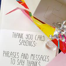 Choose the typography that best fits the mood and tone of your relationship with the recipient. Thank You Card Sayings Phrases And Messages Holidappy