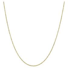 I am sure your perfect jewelry is durable and trendy. Women S Diamond Cut Short Beaded Gold Chain Necklace Gold In Sterling Silver Gold 18 3 Target