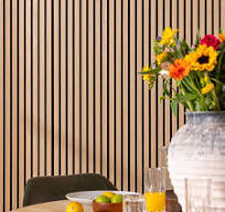 SlatWall Natural Oak Acoustic Panel | Naturewall