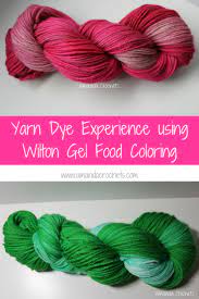 If you cannot keep your tie dye from fading, it can be hard to show off those artistic skills. Yarn Dye Experience Using Wilton Gel Food Coloring Amanda Crochets