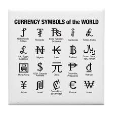 The euro became the official currency of the netherlands in 2002, even though the currency itself was first used in 1999 by electronic means and traveler's checks. World Currency Symbols Tile Coaster By Amy Cafepress Currency Symbol Symbols Tile Coasters