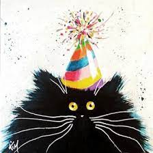 Il Capodanno Ai Tempi Dei Social Network Dipinti Gatto Compleanno Gatti Arte Del Gatto