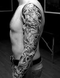 Black And White Sleeve Tattoo For Men Top 67 Unique Sleeve Tattoo Ideas 2020 Inspiration Guide Tattoo Sleeve Men Tattoos For Guys Sleeve Tattoos