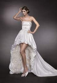 Top marken günstige preise große auswahl Sexy Designer Brautkleid Vorne Kurz Hinten Lang Kleiderfreuden