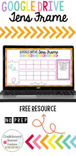 Enjoy This Free Google Drive Tens Frame Digital Resource This Product Includes 10 Interactive Slides And An Examp Google Classroom Math Google Drive Ten Frame