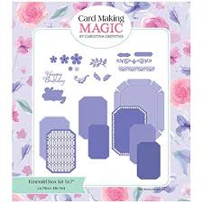 Inside the box you'll find over £50 worth of crafty goodies and discounts inside! Card Making Magic Die Set Emerald 5in X 7in Complete Card Box Set Of 24 By Christina Griffiths Buy Online In Antigua And Barbuda At Antigua Desertcart Com Productid 204126493