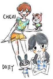 30 Day Acnl Drawing Challenge Day 4 Draw Your Favourite Peppy Villager Cheri An Animal Crossing Fan Art Animal Crossing Characters Animal Crossing Villagers
