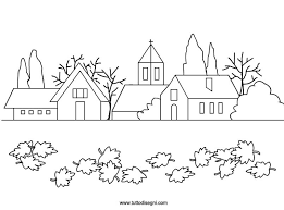Paesaggio Autunnale Da Colorare Tuttodisegni Com Paesaggio Autunnale Disegni Da Colorare Paesaggi