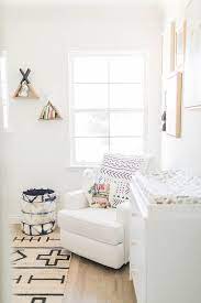 Minimal boho nursery for baby boy. Minimal White Boy S Nursery Ideas Baby Room Decor White Nursery Nursery Neutral