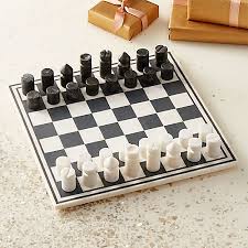 Marble Chess Game Reviews Cb2 Chess Game Chess Board Modern Chess Set