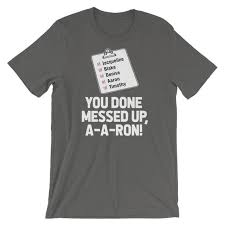 Oct 17, 2012 · substitute teacher. You Done Messed Up A A Ron Shirt Funny Key Peele Substitute Teacher Sketch