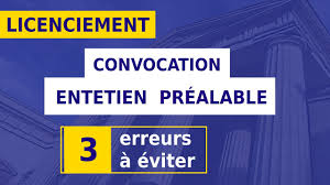La tenue de cet entretien doit respecter certaines règles. Licenciement Convocation A L Entretien Prealable Formalites Youtube