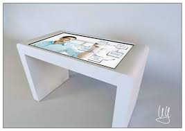 Add a unique piece of furniture to your home that's like no other and get one of these amazing touch screen coffee tables! Touch Screen Table 3d Model