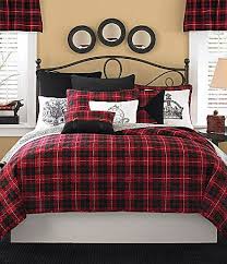 Lined valance by park designs in red and black buffalo check featuring appliqued black bears. Nobility Heathcliff Quilt Collection Dillards Com Bedroom Red Plaid Bedroom Bedroom