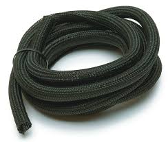 1/2 diameter roundit wire loom/wrap cover, 6' length, black. 1 2 Inch Powerbraid Split Braided Sleeving 10 Ft Painless Performance