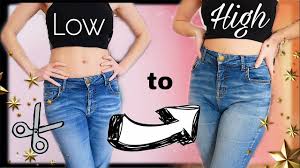 Liebevoll gestaltete details sorgen für begeisternde augenblicke. Von Low Zur High Rise Jeans High Waist Jeans Hosen Aus Alten Hufthosen Selber Machen 2 Ways Youtube