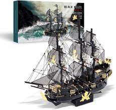 This is how you make a fun cardboard puzzle. Amazon Com Piececool 3d Puzzles For Adults Metal Pirate Ship Model Kits 307 Pcs Diy 3d Watercraft Metal Model Kit Christmas Birthday Gifts Toys For Adults And Teens Brain Teasers Hand Craft Kits