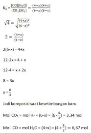 Sebuah tabung yang volumenya 1 liter mempunyai lubang yang memungkinkan udara keluar dari. Pembahasan Kimia Erlangga Kesetimbangan Kimia Kelas 11 Part 2 Tips And Trik 5