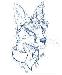 Anthro cat drawings guided drawing animal drawings drawing projects cat drawing character design animated drawings art tutorials. Gay Fox Dude Bday June 22 On Twitter Serval Sketch Study Drawing Anthro Cat Serval