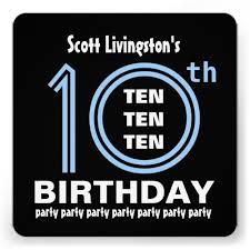 Birthday Themes For 10 Year Old Boy 10 Year Old Boy Birthday Party Ideas Xpressionportal Boy Birthday Parties 10th Birthday Parties Boy Birthday Invitations