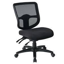 Ergonomic Black Fabric Armless Task Chairs Task Chair Office Chair Office Star