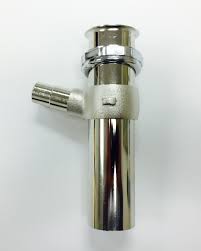 Kitchen sink drain tailpiece with dishwasher connection. 4 In 1 Dishwasher Tailpiece Cat No 726s033