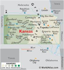 Select from the links at right to go directly to an article, or browse the listing below for additional information. Kansas Maps Facts World Atlas