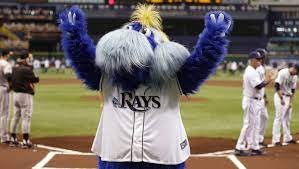 Kids, learn about the rays mascots: Tampa Bay Rays Apologize For Mascot Holding Offensive Sign