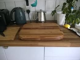 Grey kitchen cabinets oak worktop offcuts applebee's hours : Chopping Board Offcut Wood Worktop Wood Worktop Wood Offcuts Ideas Worktop Offcuts