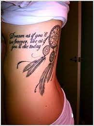 45 Amazing Dreamcatcher Tattoos And Meanings Tattoos Girl Tattoos Side Tattoos