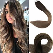 This ombre hair color looks amazing on girls with dark tresses. Dark Brown Ombre Hair Extensions Novocom Top
