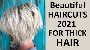 Medium length hairstyles for thick hair work quite well with curly, shaggy layers. Beautiful Haircuts 2021 For Thick Hair Youtube