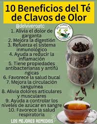 Los beneficios del té de clavos de olor.,  #libroelarbolmigrantedelviveroatucasaii , #delviveroatc , #té,  #librodelviveroatucasaguiaparaelcuidadodetusplantas #delviveroatucasa2022