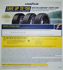 Goodyear credit card customer service. Goodyear Rebates Rolling Tire Shop