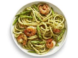 Place slices of tomato on top of chicken and. Pesto Pasta With Shrimp Recipe Food Network Kitchen Food Network