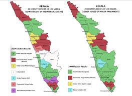 This map features 13 towns & villages in buffalo. Religion Caste And Electoral Geography In The Indian State Of Kerala Geocurrents