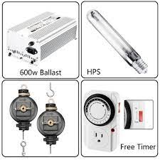The full spectrum a major advantage of using led grow lights is the huge spectrum of energy they provide. Earth Worth 600 Watt Gorilla Grower Grow Light Kit High Pressure Sodium Bulb Kit For Hydroponics Kush And Kind