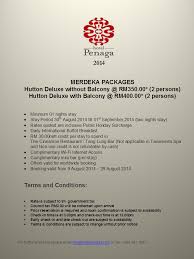 In Conjunction With Malaysia S Independence Day The Hotel Penaga Would Like To Launch This Special Promotion For Our Wo Penaga Stay The Night Breakfast Buffet