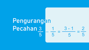 Namun apabila bilangan yang akan dikurangi memiliki penyebut dengan angka yang berbeda maka hal pertama yang harus dilakukan adalah menyamakan penyebut agar. Pengurangan Pecahan Biasa Dan Campuran Beserta Contoh Advernesia