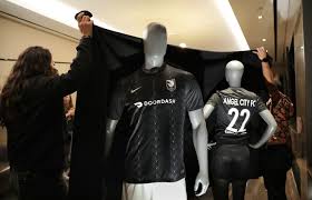 Angel City FC unveils franchise's first jersey - Los Angeles Times
