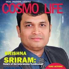 We are proud to feature Krishna Sriram @kryshnasreeram in our exclusive  interview and cover story of "Cosmo Life" April. Meet Krishna Sriram, Cover  Story Of "Cosmo Life" April. With 17+ years of