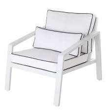 Tuinfauteuils En Poefjes Maisons Du Monde En 2020 Sillones Para Jardin Cojines Blancos Sillones