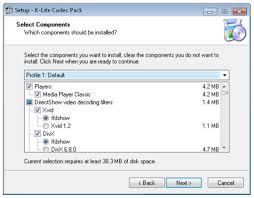 Ranging from a very small bundle that contains only the most. K Lite Codec Pack Download
