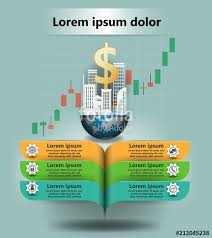 nature and city business world investment info graphics