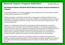 Definition Of Organic Organic Nuts Food Hub Organic Grass