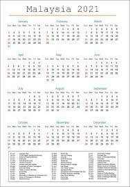 Malaysia is one of the top 10 nations across the globe that has the most public holidays. Printable Malaysia 2021 Calendar With Holidays Pdf Calendar Dream